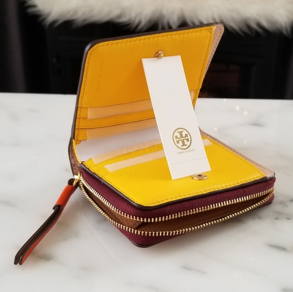 Tory Burch Perry Color-Block Medium Wallet - Picture 5 of 8